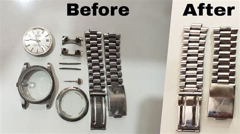 how to polish rolex clasp|does polishing a Rolex work.